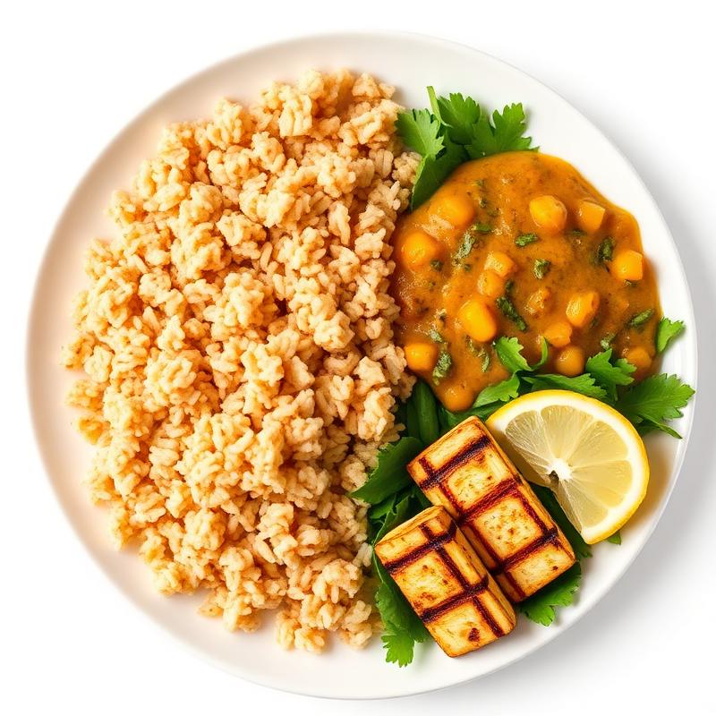 Balanced Indian diet plate
